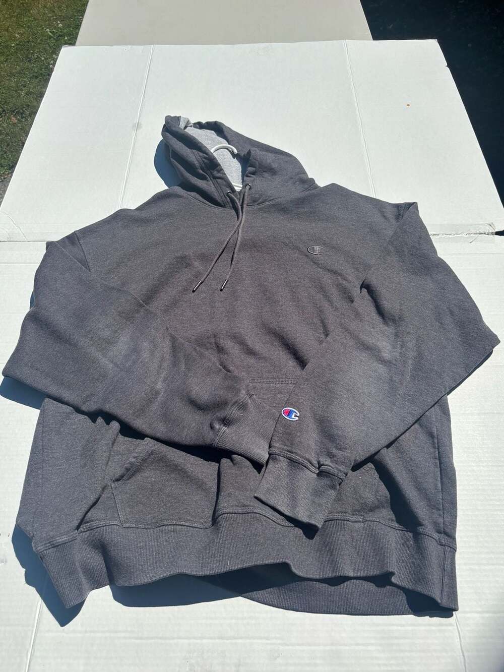 Champion Authentic Athleticwear Men's Dark Gray Pullover Hoodie XL